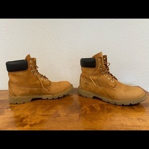 Timberland Mens 6-Inch Basic Waterproof Boots w/Padded Collar